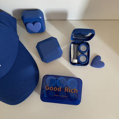 Estuche para lentes de contacto de color Mate