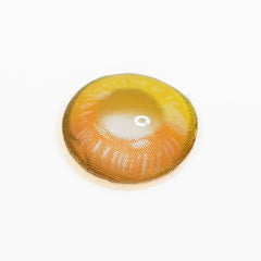 Lentes de contacto de color amarillo con prescripción de anime para cosplay
