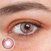 Lentes de contacto de color rosa etéreo para cosplay