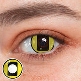 Lentes de contacto de color amarillo Cosplay Circus