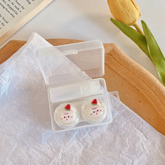 Estuche para lentes de contacto de colores Fruit Little Bear