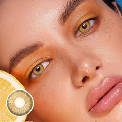 Lentes de contacto color avellana Elida