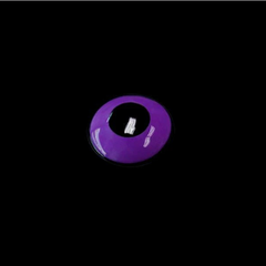 Lentes de contacto de color morado con bloque violeta grisáceo para cosplay