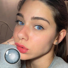 Lentes de contacto de color con prescripción Norko Blue