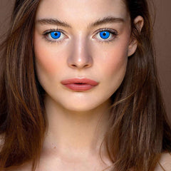 Lentes de contacto de color azul Halloween Lake