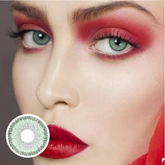 Lentes de contacto de color verde mágico