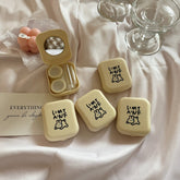 Estuche para lentes de contacto de colores, estilo coreano, para niñas.