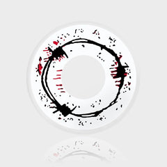 Lentes de contacto de color Cosplay Blood Black Circle