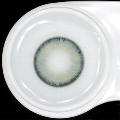 Lentes de contacto de color Perla Deep Grey con prescripción médica