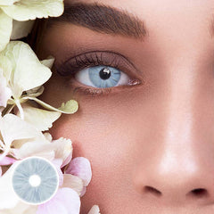 Lentes de contacto de color con prescripción Clover Blue