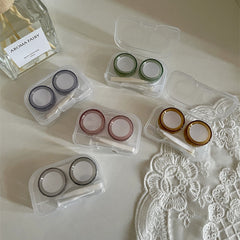 Estuche para lentes de contacto de color para minorías pequeñas