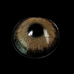 Lentes de contacto de color nogal mágico