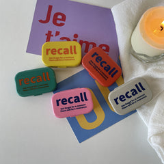 Estuche para lentes de contacto de colores Summer Idle Style