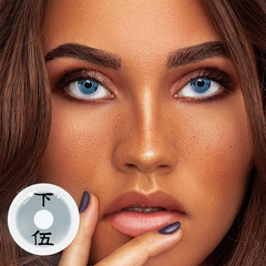 Lentes de contacto de color gris de Rui Demon Slayer para cosplay