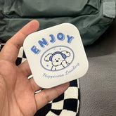 Estuche para lentes de contacto con diseño de cachorro, moderno y genial