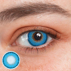 Lentes de contacto de color azul para cosplay de indios