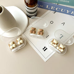 Estuche para lentes de contacto de colores Simple Bear