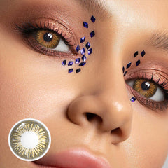 Bruna Brown Prescription Colored Contact Lenses