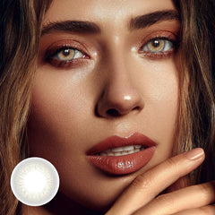 Lentes de contacto de color con prescripción Adriene Khaki