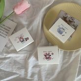 Estuche para lentes de contacto de colores con diseño de conejo de Ins Creative Niche