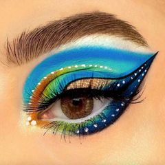 Nuevas lentes de contacto graduadas de color marrón avellana de 3 tonos