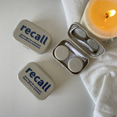 Estuche para lentes de contacto de colores Summer Idle Style