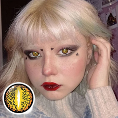 Lentes de contacto de color marrón Halloween LizardEye