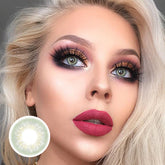Lentes de contacto de color verde y gris DNA Taylor