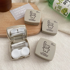 Estuche para lentes de contacto de colores Balloon Line Puppy