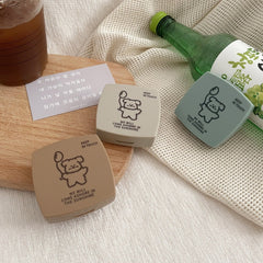 Estuche para lentes de contacto de colores Balloon Line Puppy