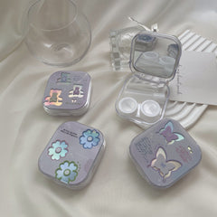 Estuche para lentes de contacto de color láser Like Fish