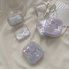 Estuche para lentes de contacto de color láser Like Fish