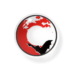 Lentes de contacto de color rojo para cosplay de Trauma Bat