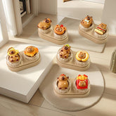 Estuche para lentes de contacto color café con leche