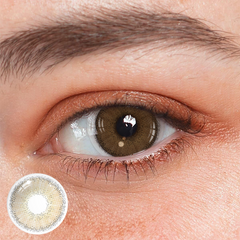 Lentes de contacto de color marrón oscuro Marcela