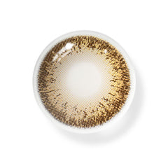 Lentes de contacto de color marrón cinabrio