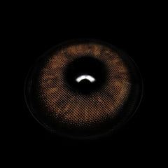 Lentes de contacto de color Kohaku Brown con prescripción médica