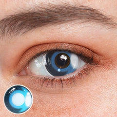 Lentes de contacto de color azul ágata para cosplay