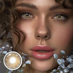 Lentes de contacto de color marrón Faylinn