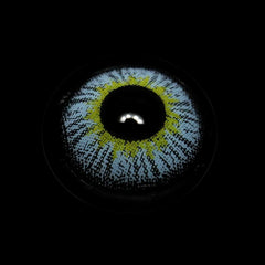 Lentes de contacto de color azul ónix