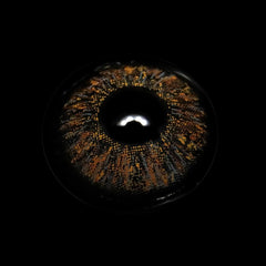 Lentes de contacto de color marrón cornalina