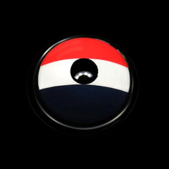 Lentes de contacto de color azul con la bandera de Francia para cosplay