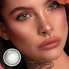 Lentes de contacto de color gris Perhonen