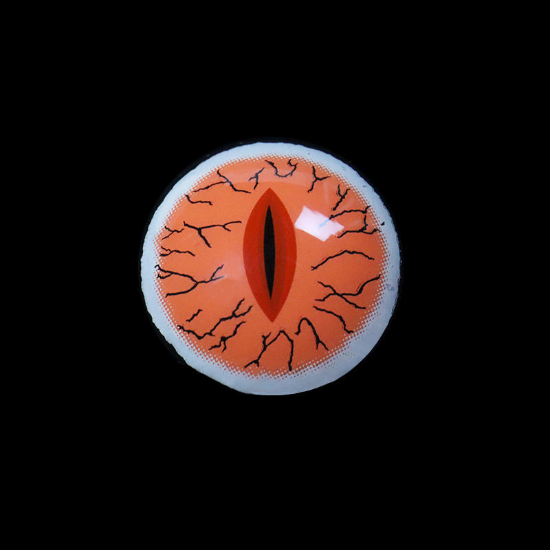 Lentes de contacto de color rojo para cosplay de Kibutsuji Muzan 