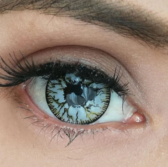 Lentes de contacto de color gris Cosplay Grey crack 