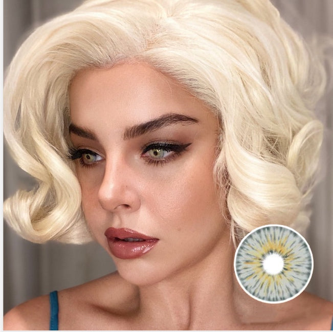 Lentes de contacto de color gris Gogh de Nueva York 