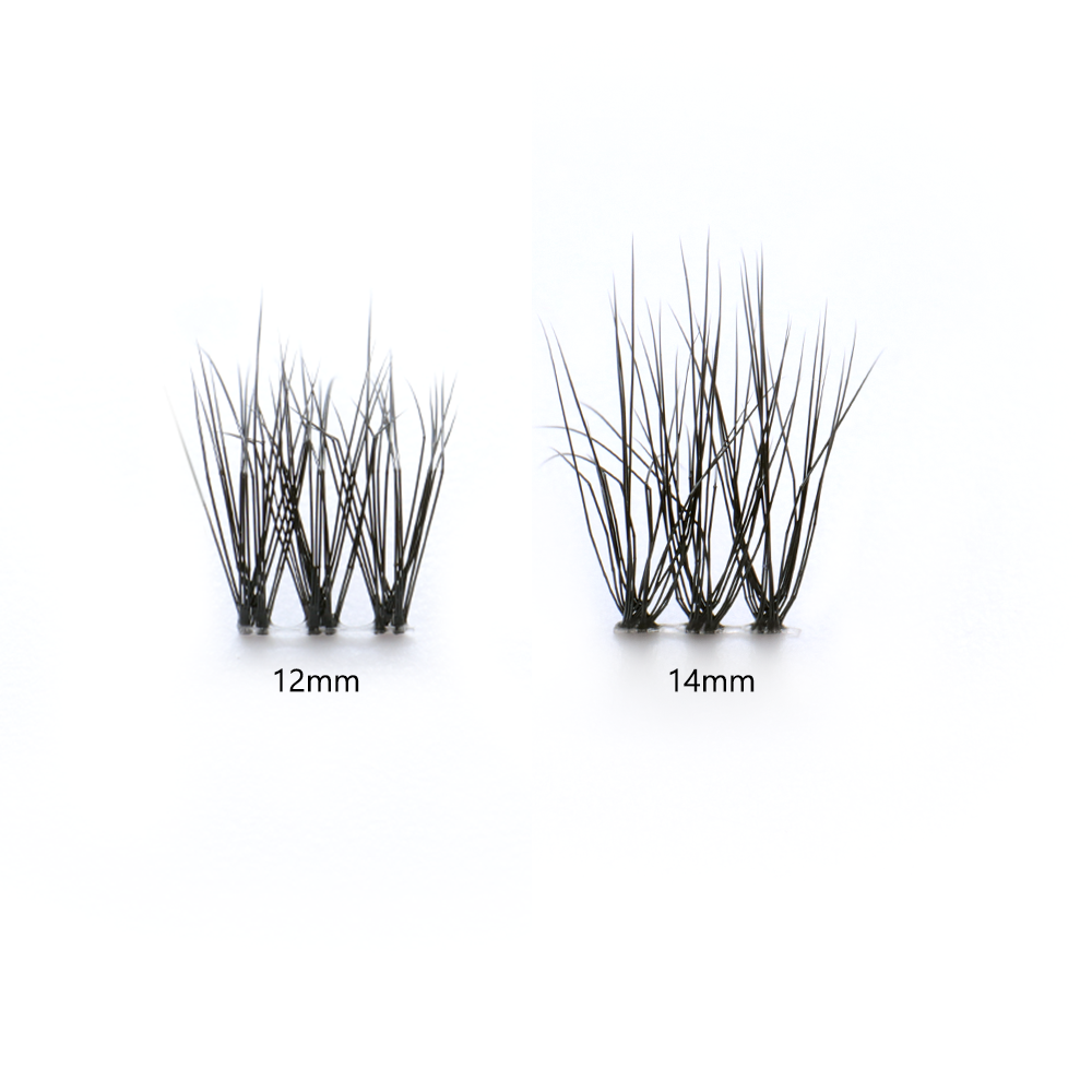 Pestañas negras Aline - 14 mm