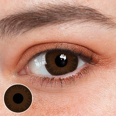 Lentes protésicas de color marrón oscuro Bramble 