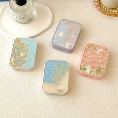 Estuche para lentes de contacto de color Sea of Blossoms 