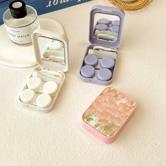 Estuche para lentes de contacto de color Sea of Blossoms 